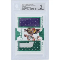 Magic Johnson & Larry Bird 2015-16 Panini Flawless Dual Relic #DD-LBMJ #4/5 BGS Authenticated 9 Card - 9,9.5,8.5,9.5 Subgrades