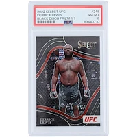 Derrick Lewis UFC 2022 Panini Select UFC Black Disco Prizm #248 #1/1 PSA Authenticated 8 Card