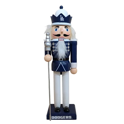 Los Angeles Dodgers 12" Wooden Nutcracker Statue
