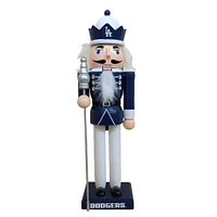 Los Angeles Dodgers 12" Wooden Nutcracker Statue