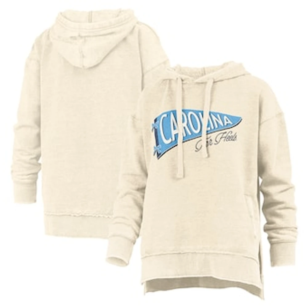 Women's Pressbox  Cream North Carolina Tar Heels Marni Pullover Hoodie