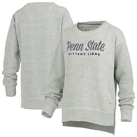 Women's Pressbox Heather Gray Penn State Nittany Lions Torrington Pullover Sweatshirt