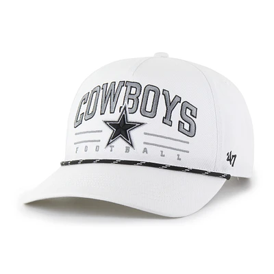 Men's '47 White Dallas Cowboys Roscoe Speckle Hitch Adjustable Hat