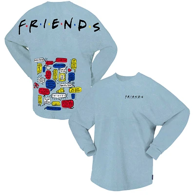 Unisex Spirit Jersey Blue Friends  Oversized Long Sleeve T-Shirt