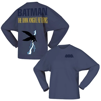 Unisex Spirit Jersey Blue Batman The Dark Knight Returns Moonlight Organic Fleece Pullover Sweatshirt