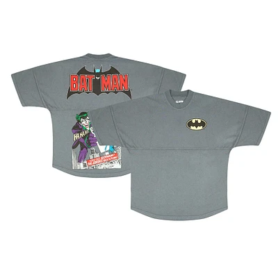 Unisex Spirit Jersey Gray Batman Joker's Back Town! T-Shirt