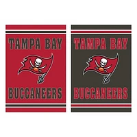 Tampa Bay Buccaneers 12.5" x 18" Double-Sided Embossed Suede Garden Flag
