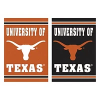 Texas Longhorns 12.5" x 18" Double-Sided Embossed Suede Garden Flag