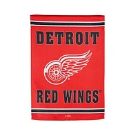 Detroit Red Wings 12.5" x 18" Double-Sided Embossed Suede Garden Flag