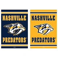 Nashville Predators 12.5" x 18" Double-Sided Embossed Suede Garden Flag
