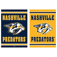 Nashville Predators 12.5" x 18" Double-Sided Embossed Suede Garden Flag