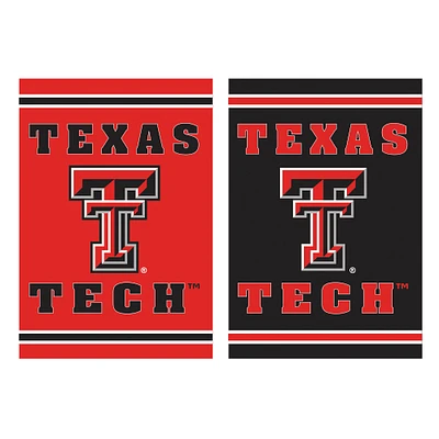 Texas Tech Red Raiders 12.5" x 18" Double-Sided Embossed Suede Garden Flag