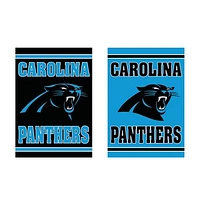 Carolina Panthers 12.5" x 18" Double-Sided Embossed Suede Garden Flag