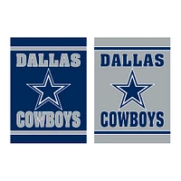 Dallas Cowboys 12.5" x 18" Double-Sided Embossed Suede Garden Flag