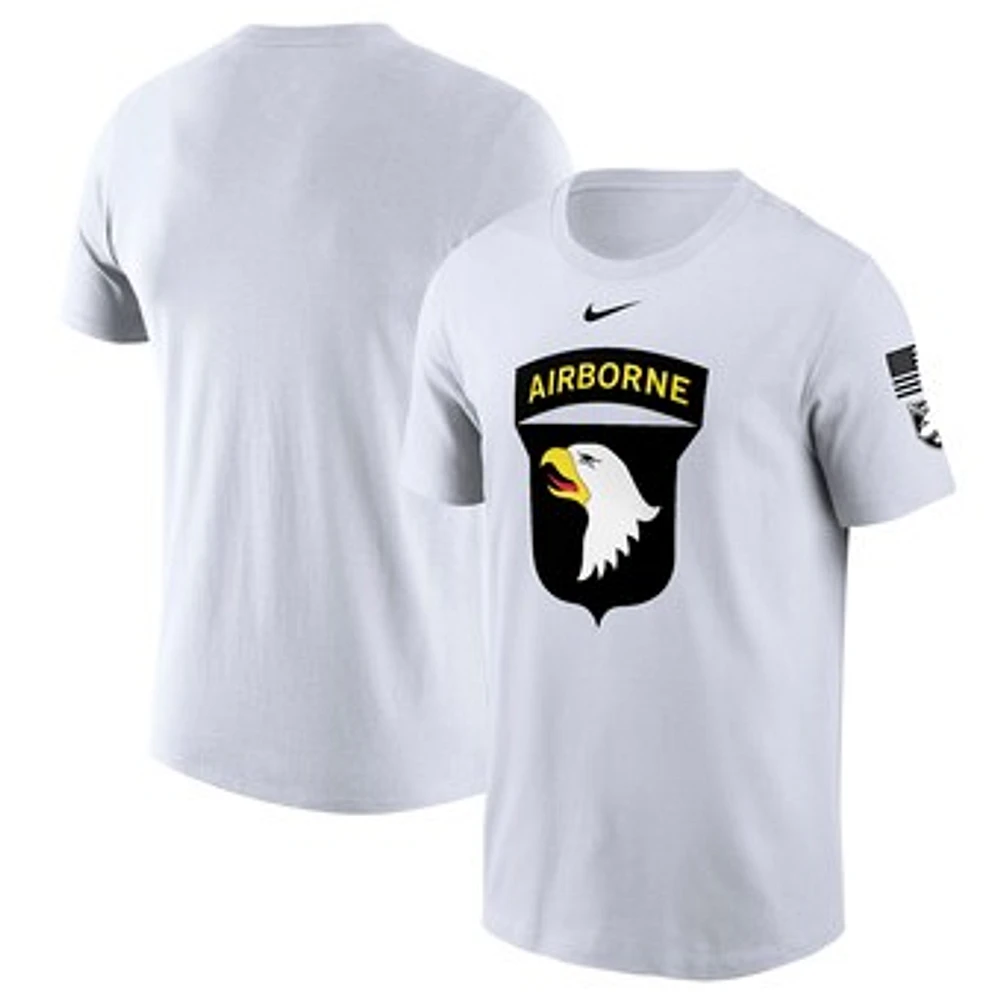 Men's Nike White Army Black Knights 2024 Rivalry Collection Airborne Eagle T-Shirt