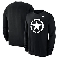 Men's Nike Black Army Knights 2024 Rivalry Collection  Club Fleece Sweatshirt