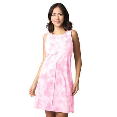 Women's Margaritaville  Pink Tampa Bay Lightning Clouds Tie-Dye Dress