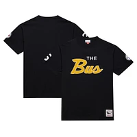 Men's Mitchell & Ness Jerome Bettis Black Pittsburgh Steelers Retired Player Nickname T-Shirt