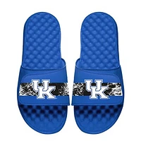 Youth  ISlide Royal Kentucky Wildcats Distressed Slide Sandals