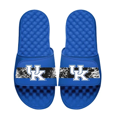 Youth  ISlide Royal Kentucky Wildcats Distressed Slide Sandals