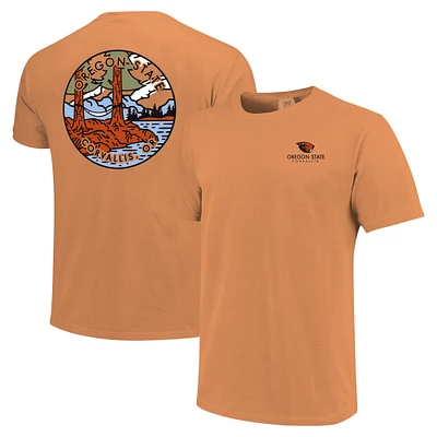 Unisex Orange Oregon State Beavers Scenic Comfort Colors T-Shirt