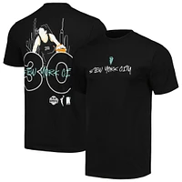 Unisex round21 Breanna Stewart Black New York Liberty Player Illustration T-Shirt