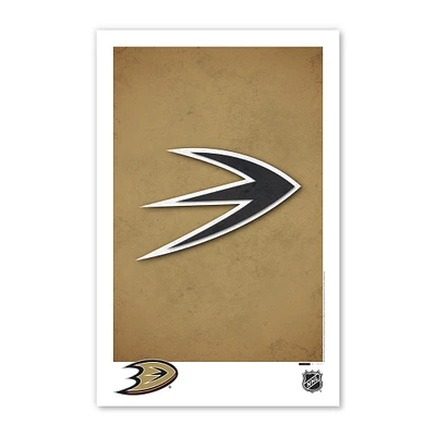 Anaheim Ducks 11" x 17" Minimalist Logo Poster Print