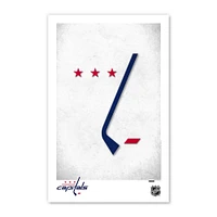 Washington Capitals 11" x 17" Minimalist Logo Poster Print