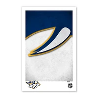 Nashville Predators 11" x 17" Minimalist Logo Poster Print