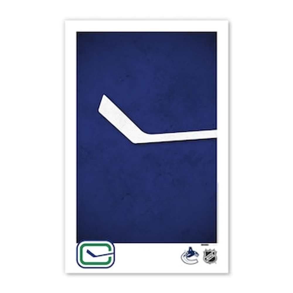 Vancouver Canucks 11" x 17" Minimalist Logo Poster Print