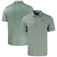 Men's Cutter & Buck NDSU Bison Forge Eco Double Stripe Stretch Recycled Polo