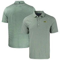 Men's Cutter & Buck NDSU Bison Forge Eco Double Stripe Stretch Recycled Polo