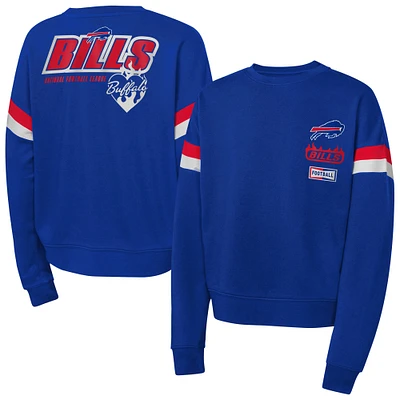 Girl's Royal Buffalo Bills Eternal Love Pullover Sweatshirt