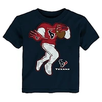 Toddler Navy Houston Texans Stiff Arm T-Shirt