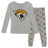 Youth Jacksonville Jaguars Long Sleeve T-Shirt and Pants Sleep Set