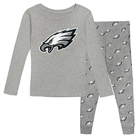 Youth Philadelphia Eagles Long Sleeve T-Shirt and Pants Sleep Set