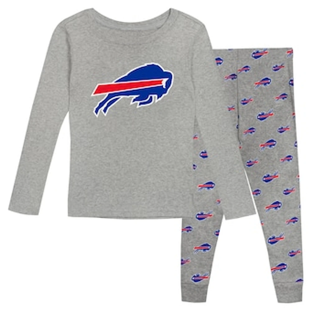 Youth Buffalo Bills Long Sleeve T-Shirt and Pants Sleep Set