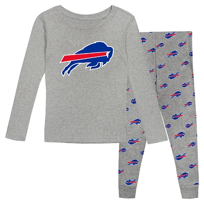 Youth Buffalo Bills Long Sleeve T-Shirt and Pants Sleep Set