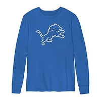 Preschool Blue Detroit Lions Primary Logo Long Sleeve T-Shirt