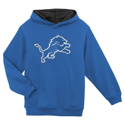 Preschool Blue Detroit Lions Prime Pullover Hoodie