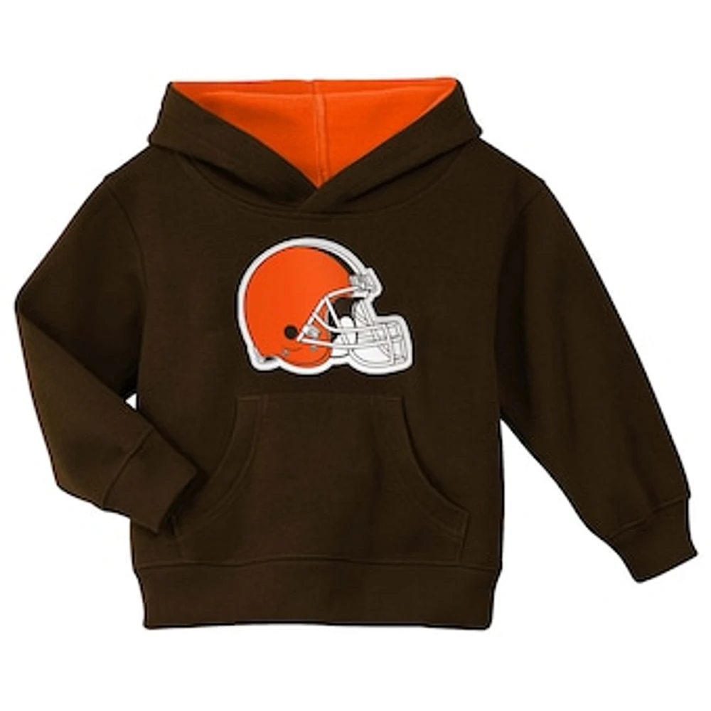 Toddler Brown Cleveland Browns Prime Pullover Hoodie