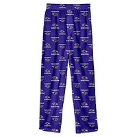 Preschool Purple Baltimore Ravens Team Color Printed Pajama Pants