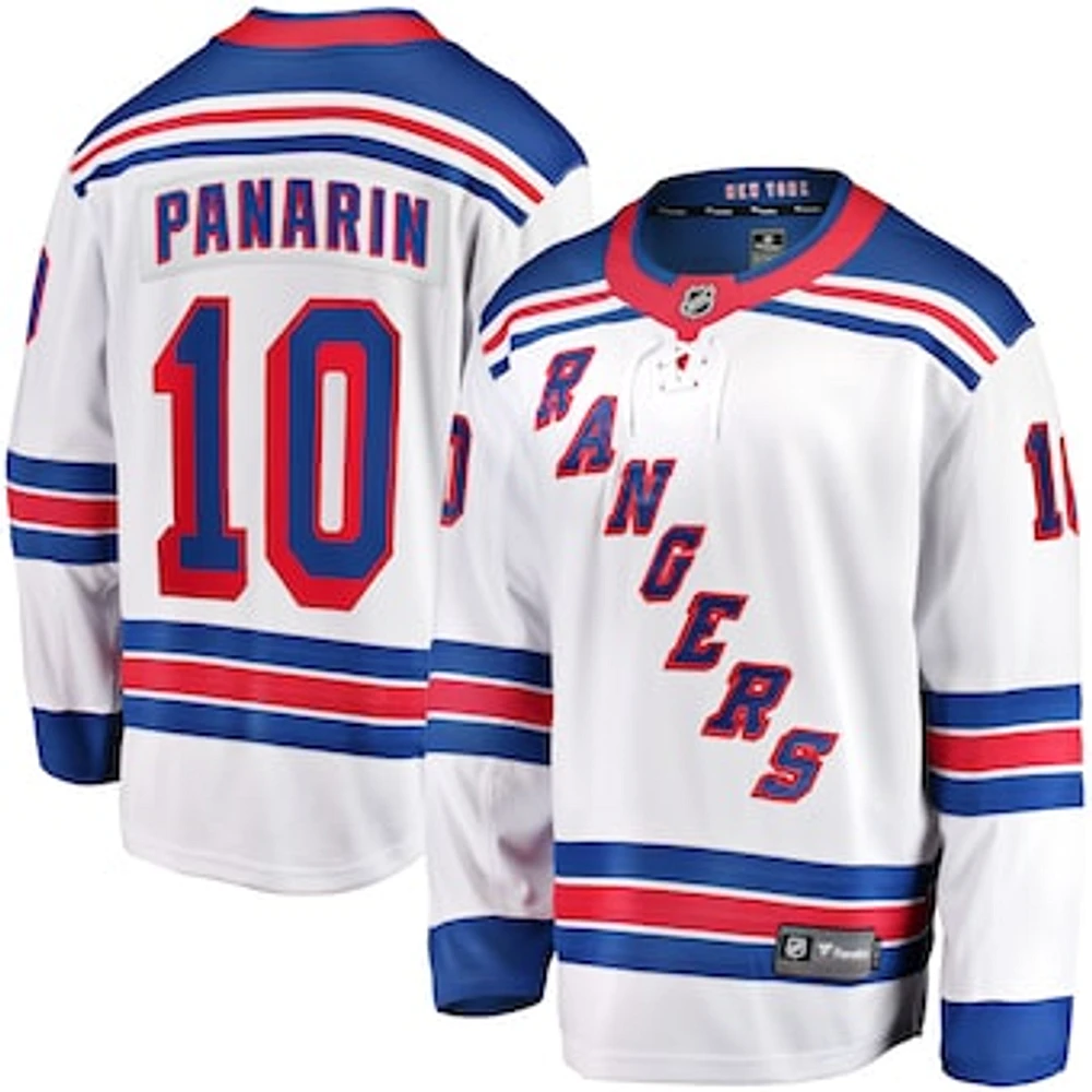 Men's Fanatics Artemi Panarin White New York Rangers Away Premier Breakaway Player Jersey