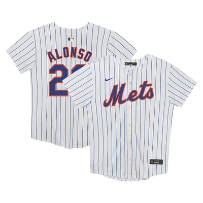 Preschool Nike Pete Alonso White New York Mets Home Game Jersey