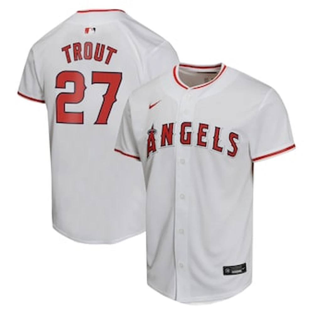 Youth Nike Mike Trout White Los Angeles Angels Home Game Player Jersey