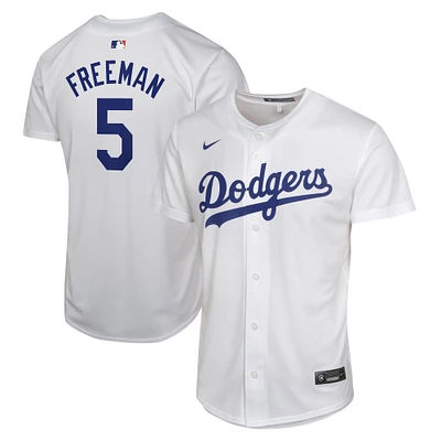 Youth Nike Freddie Freeman White Los Angeles Dodgers Home Game Player Jersey