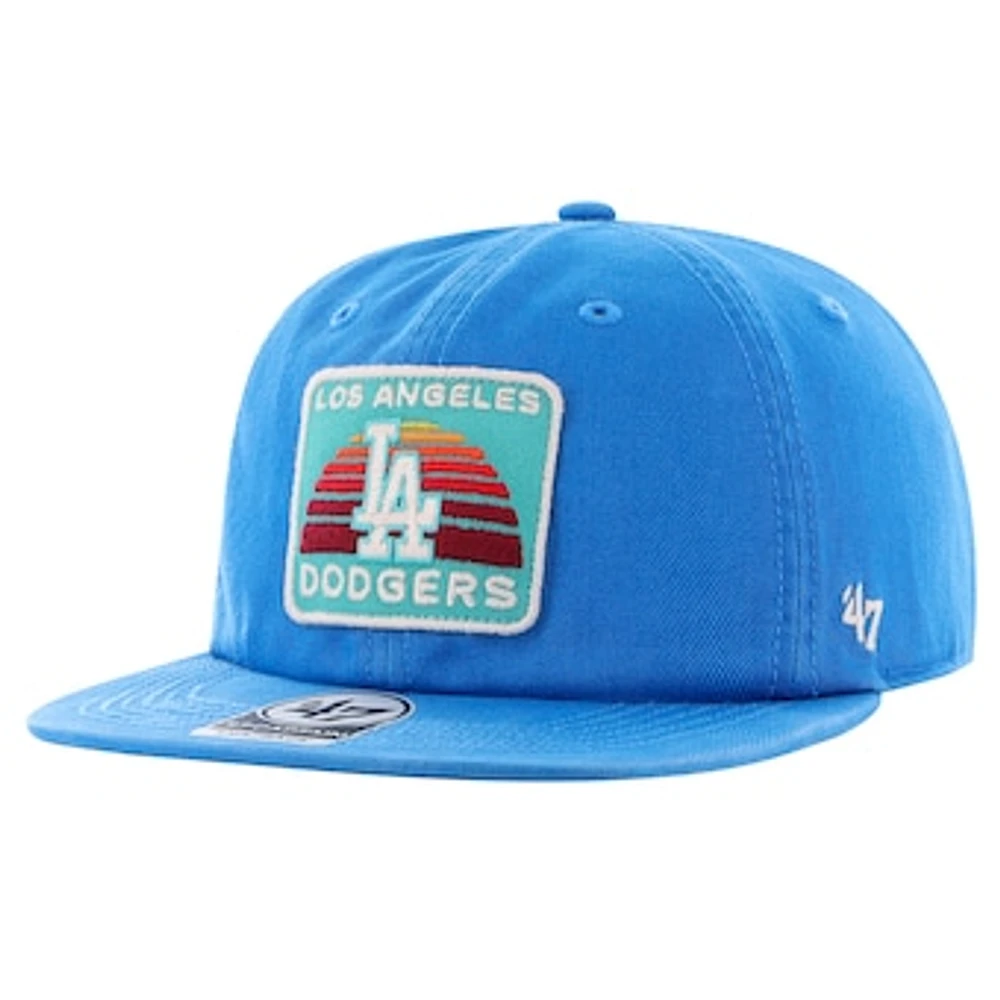 Men's '47 Royal Los Angeles Dodgers Cypress Captain Snapback Hat