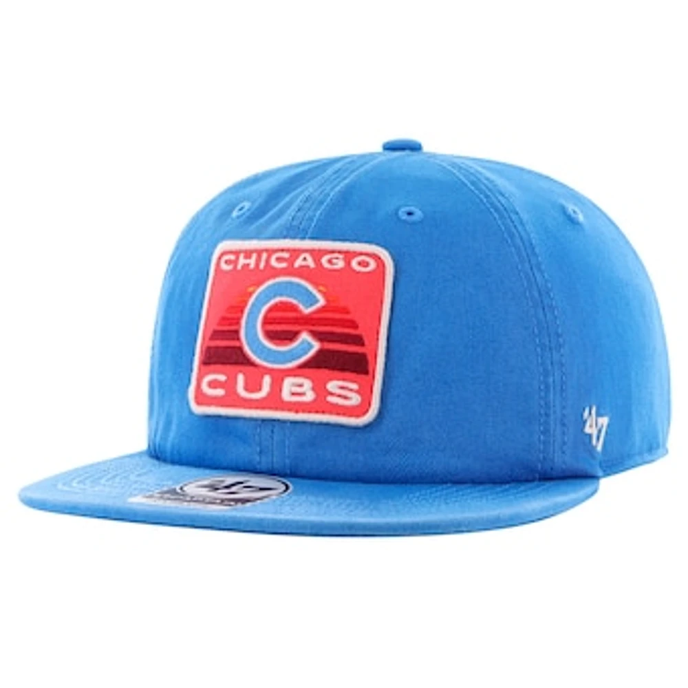 Men's '47 Royal Chicago Cubs Cypress Captain Snapback Hat