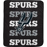 Pegasus San Antonio Spurs 60'' x 70'' Logo Wordmark Plush Blanket