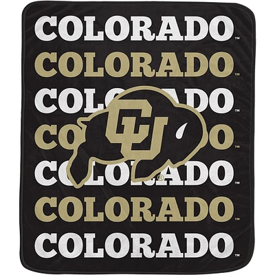 Pegasus Colorado Buffaloes 60'' x 70'' Logo Wordmark Plush Blanket